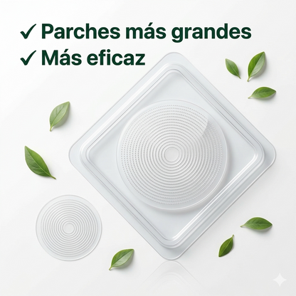 Parches metabólicos de microagujas
